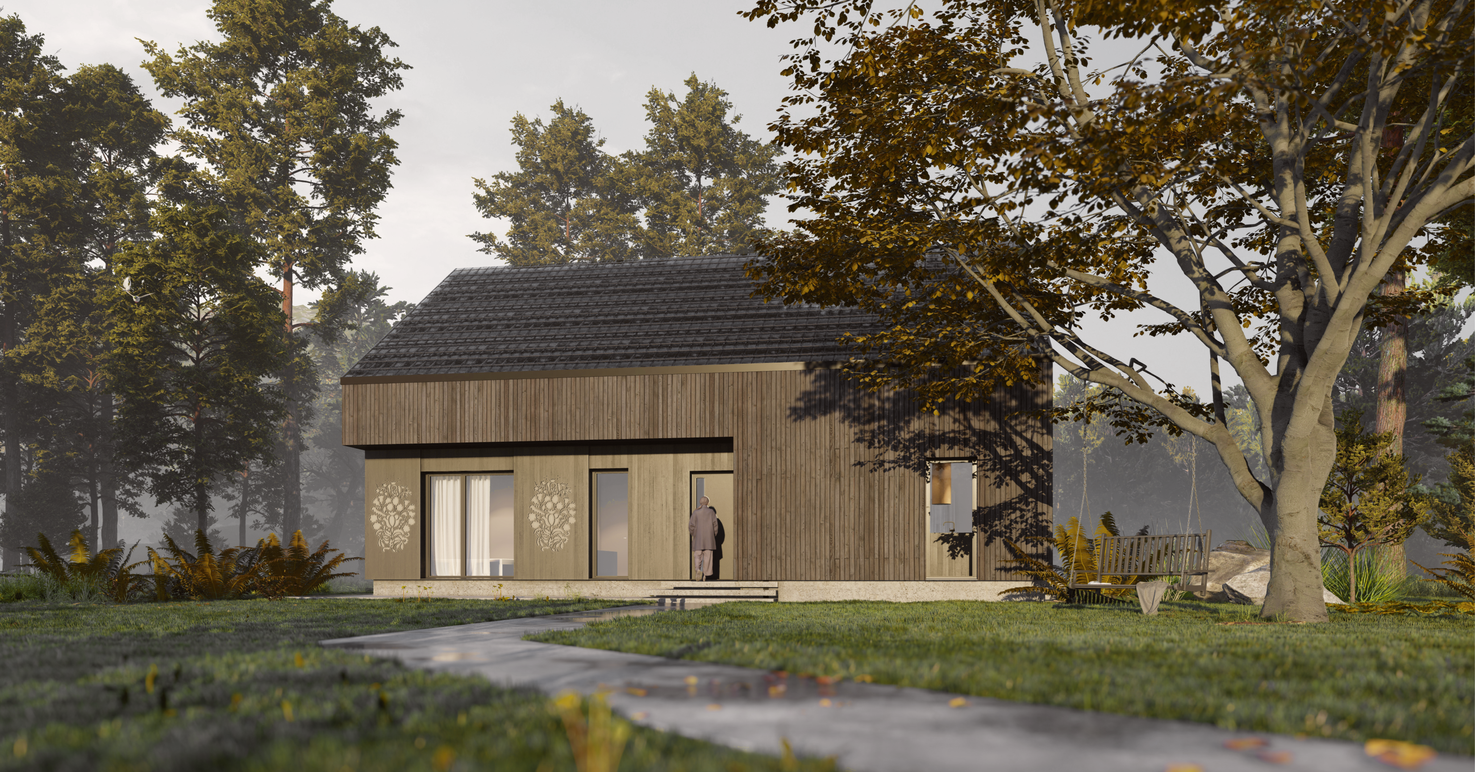 Nowoczesny dom żywiecki A1 Koncept Pracownia Architektoniczna Racibórz